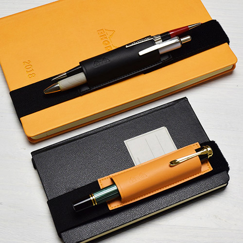 ロディア ブックバンド ペンホルダー ワイド　RHODIA 便利な文房具 おしゃれ 手帳 ペンシース ギフト ステーショナリー 輸入 文具 珍しい