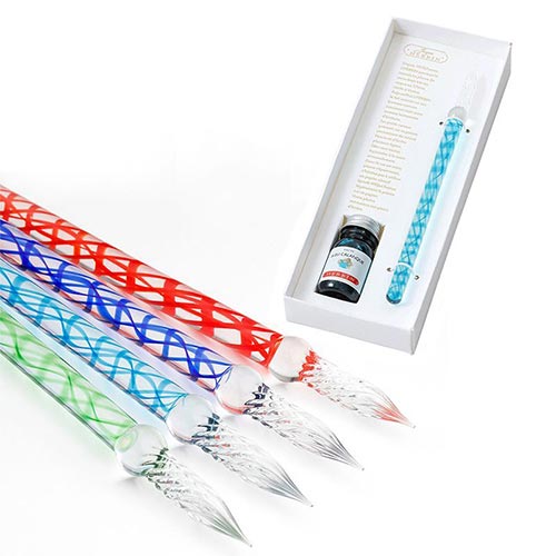 ガラスペン　2点セット　ハリオ　ゲッコーデザイン　gekkodesign ガラスペン 2点セット ハリオ ゲッコーデザイン gekkodesign