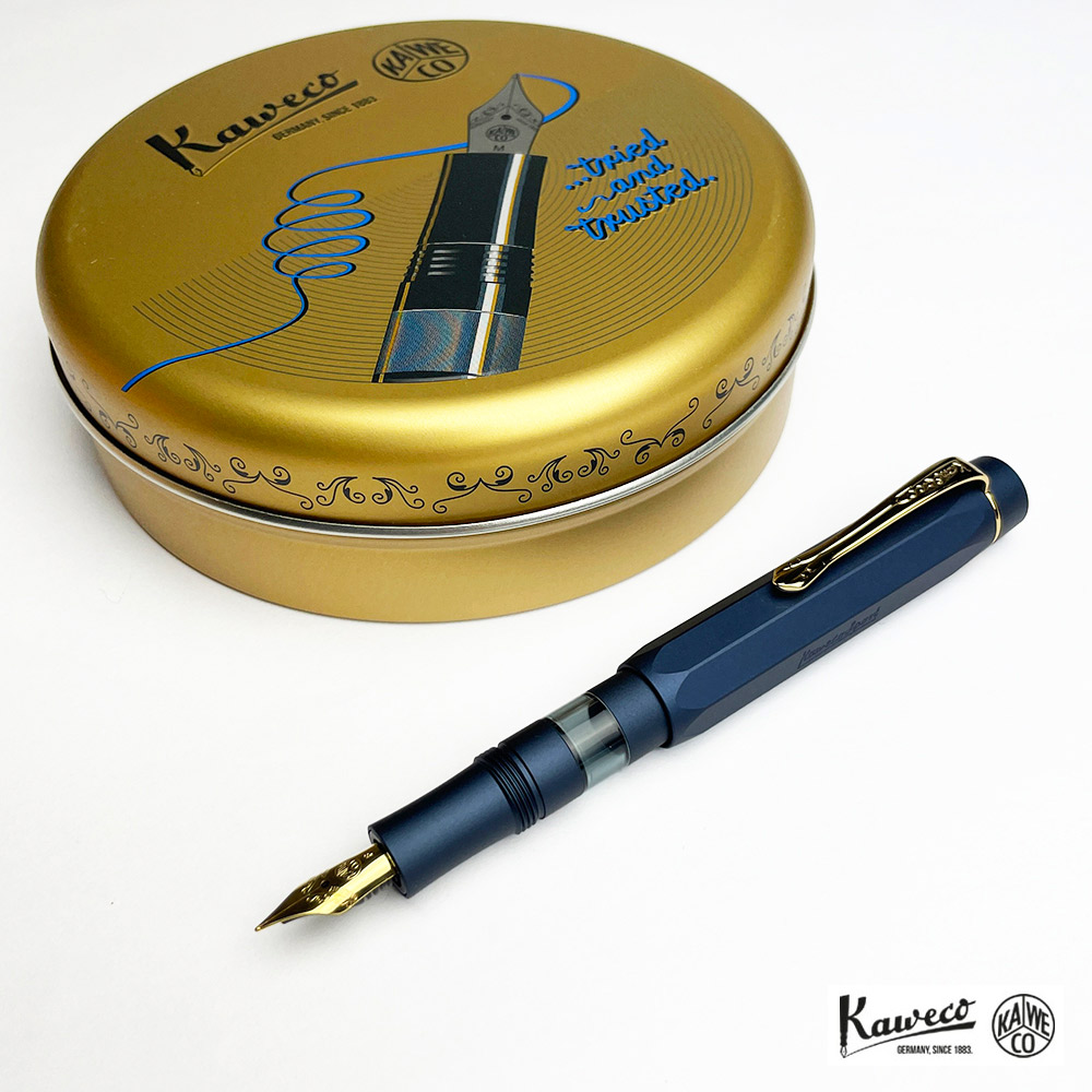 Kaweco AL Sports Piston カヴェコ アルスポーツ ピストン 万年筆　ネイビー [ 復刻 吸入式 おしゃれ レトロ クラシカル ギフト プレゼント 海外 輸入 筆記具 ブランド 文房具 文具 ] 21,164円