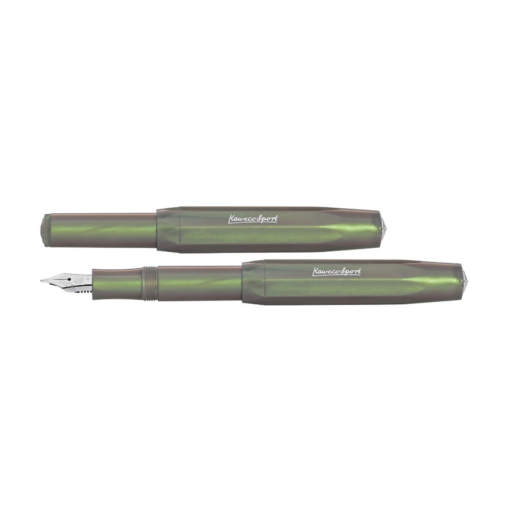 Kaweco LUNAR SPORT カヴェコ ルナースポーツ 万年筆 シャドウグリーン【メール便利用可能】 [ 短軸 ショートタイプ おしゃれ レトロ ドイツ プレゼント 海外 輸入 筆記具 ブランド 文房具 ]