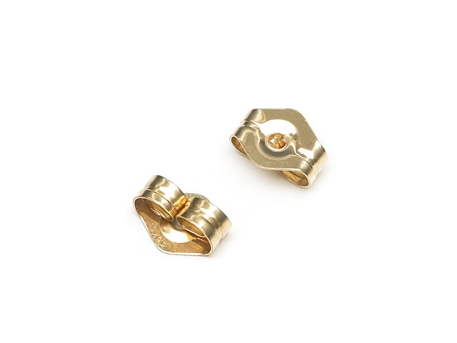 【楽天市場】14KGF ピアス キャッチ 4.6×3.8mm【5コ販売