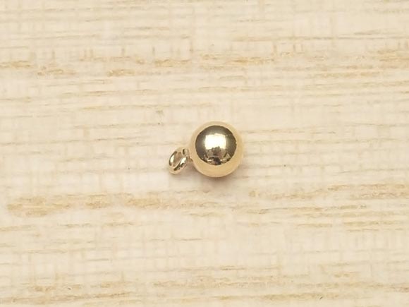 楽天市場】14KGF チャーム カン付 丸玉 3mm【1コ販売】▽ パーツ