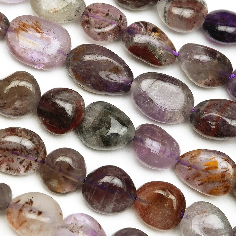 楽天市場】ブラックトルマリンクォーツ ナゲット 7～12mm【1連