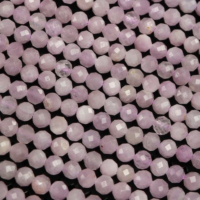 楽天市場】ナイジェリア産 クンツァイト 面カット 丸玉 3mm