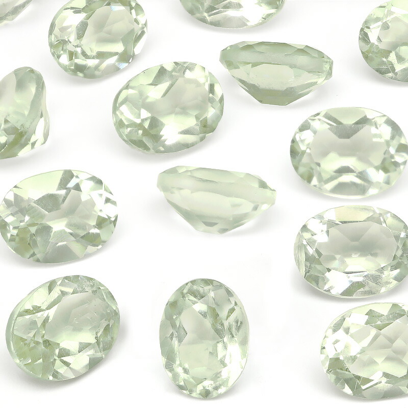 楽天市場】【粒販売】グリーンアメジスト ホームベースファセット