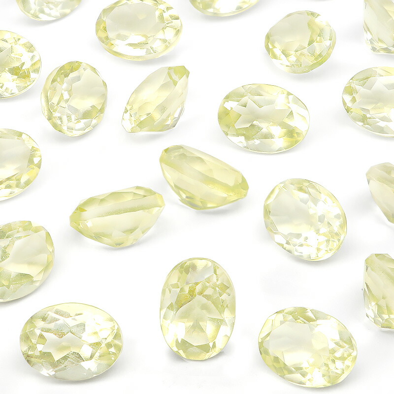 楽天市場】ブラジル産 レモンクォーツ レクタングルファセットカット