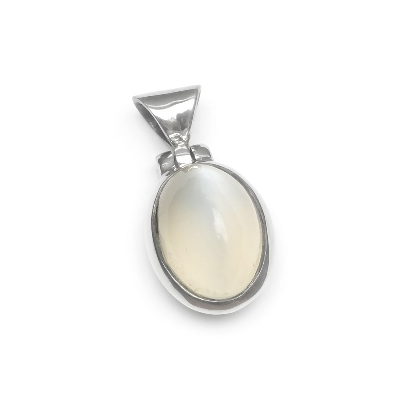 ホワイトムーンストーン ペンダントトップ No.7【1点もの】▽ ムーンストーン 月長石 フェルドスパー Moonstone 6月の誕生石 ペンダント シルバー 天然石 ビーズ パワーストーン パーツ アクセサリー 素材 材料