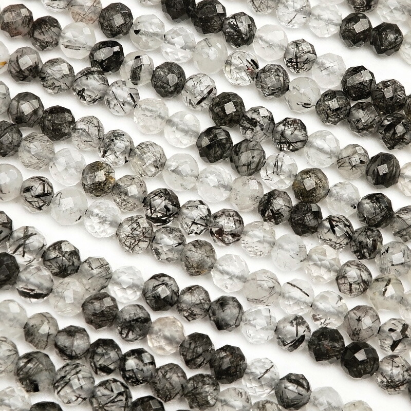 楽天市場】ブラックトルマリンクォーツ ナゲット 7～12mm【1連