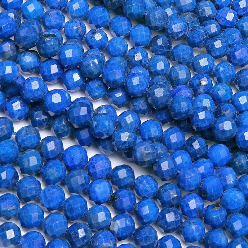 楽天市場】サファイア 32面カット 丸玉 4mm［プレミアムカット］【1連