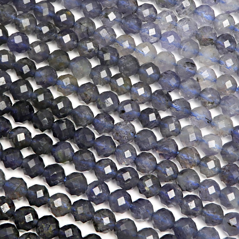 楽天市場】サファイア 32面カット 丸玉 4mm［プレミアムカット］【1連