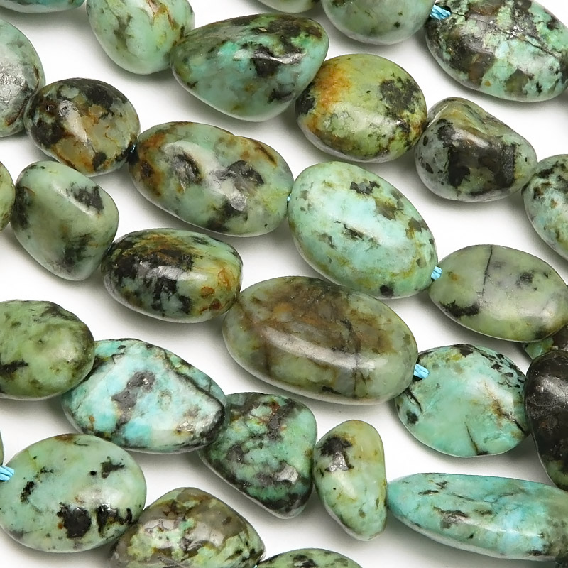 楽天市場】ターコイズ ナゲット 6～11mm【1連販売】▽ トルコ石 スカイ