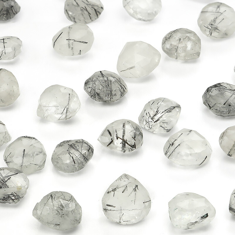 楽天市場】ブラックトルマリンクォーツ 丸玉 6mm【1連販売