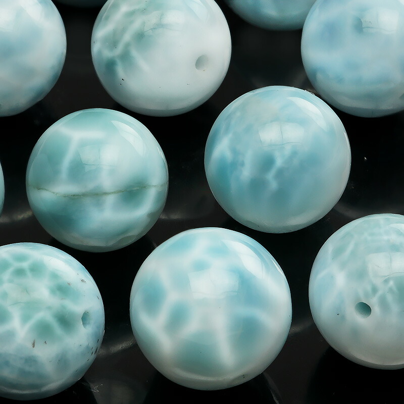 楽天市場】ラリマー 丸玉 4〜5mm【1連販売】▽ ペクトライト