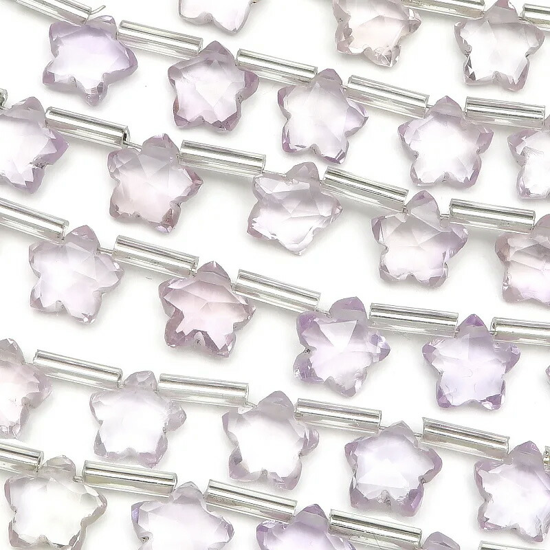 楽天市場】ピンクアメジスト ラフドロップカット 8～13mm【1連販売