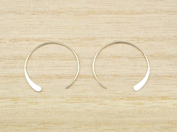 楽天市場】14KGF ピアスフック typeBV【1ペア販売】▽ パーツ