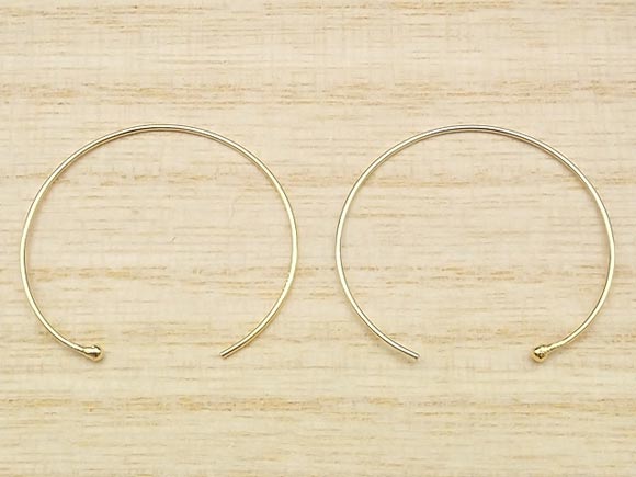 楽天市場】14KGF ピアスフック typeBV【1ペア販売】▽ パーツ