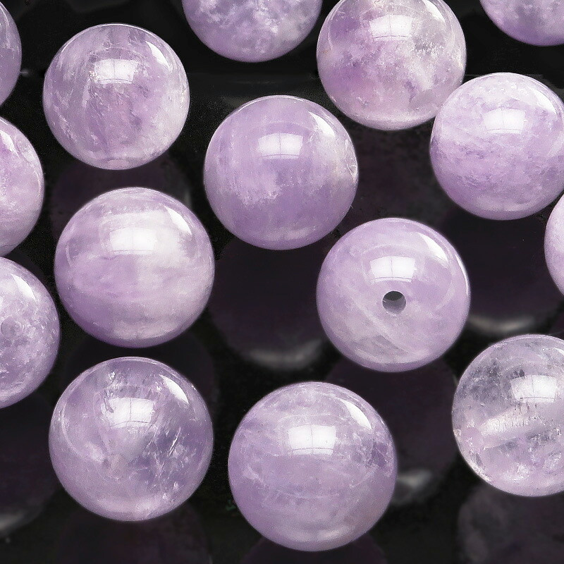 楽天市場】【粒販売】ラベンダーアメジスト 丸玉 10mm【2粒販売