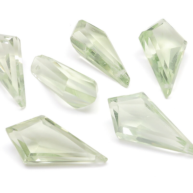 楽天市場】【粒販売】グリーンアメジスト ホームベースファセット