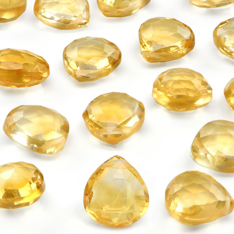 楽天市場】シトリン ラフドロップ 10～17mm【1連販売】▽ シトリン