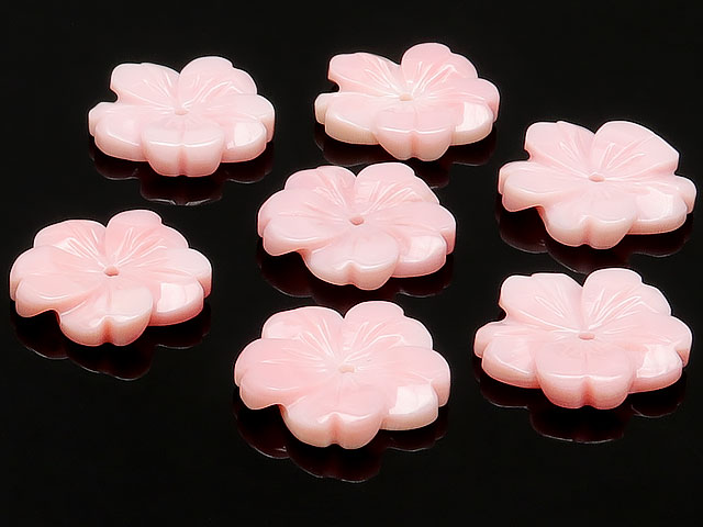 楽天市場】クイーンコンクシェル 薔薇彫刻 10mm【1連販売