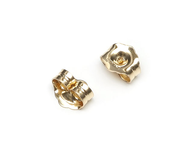 【楽天市場】14KGF ピアス キャッチ 4.6×3.8mm【5コ販売