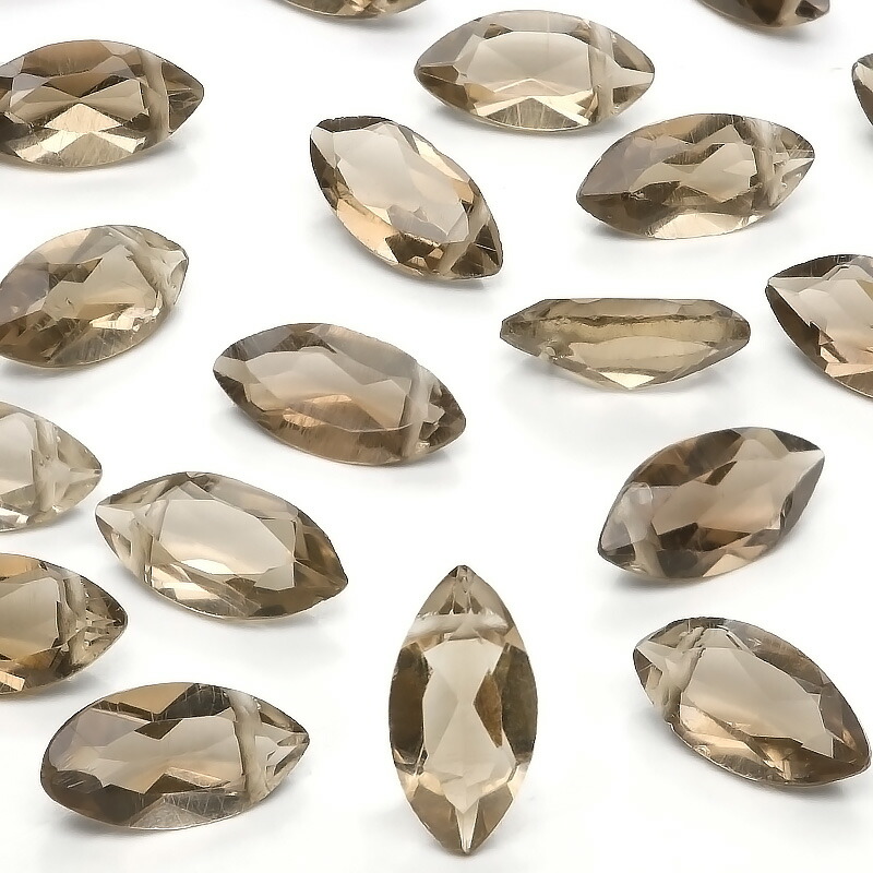 楽天市場】【粒販売】スモーキークォーツ レクタングルファセット