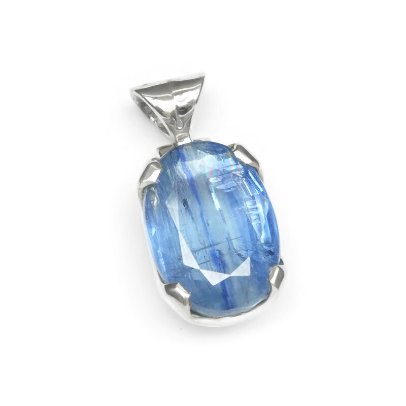 楽天市場】スカイカイヤナイト ファセットカット ペンダントトップ No