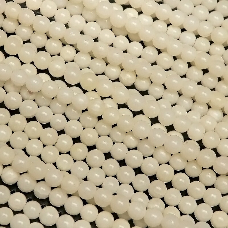 楽天市場】ホワイトコーラル（白珊瑚） 丸玉 2mm【1連販売