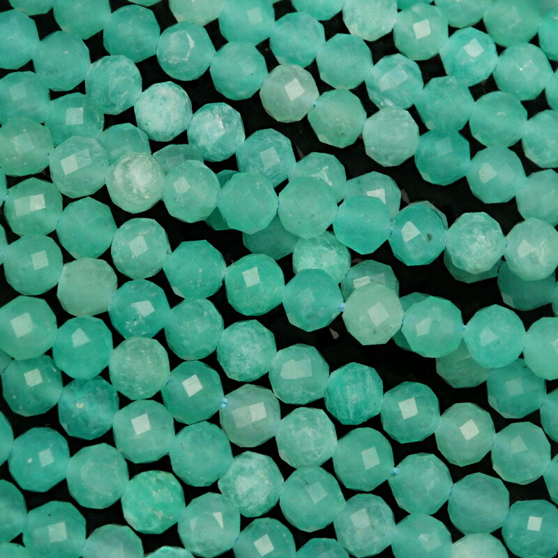 楽天市場】マグネサイトターコイズ 32面カット 丸玉 4mm［プレミアム