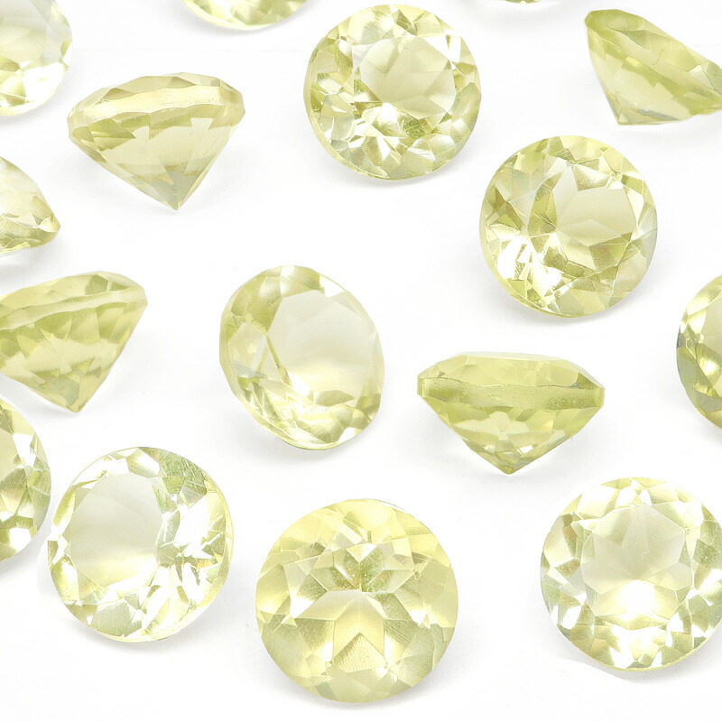 楽天市場】ブラジル産 レモンクォーツ レクタングルファセットカット