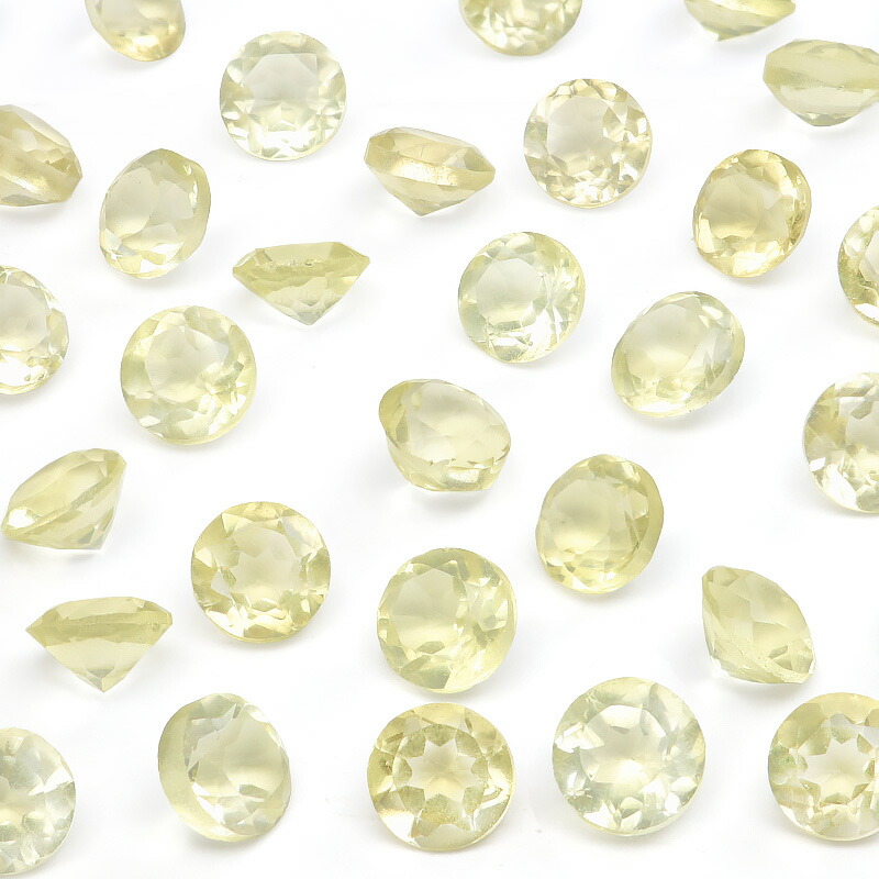 楽天市場】ブラジル産 レモンクォーツ レクタングルファセットカット