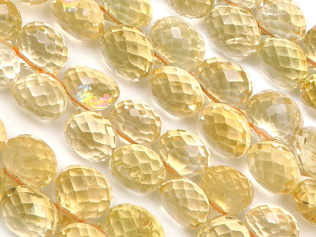 楽天市場】シトリン ラフドロップ 10～17mm【1連販売】▽ シトリン