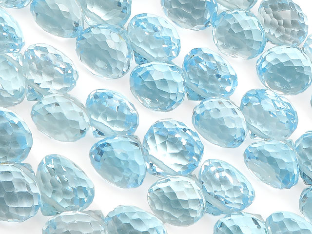 動画有 スカイブルートパーズ オニオンカット 6〜7mm▽ トパーズ ブルートパーズ Topaz 11月の誕生石 しずく 雫 連売り 天然石 ビーズ パワーストーン パーツ アクセサリー 素材 材料