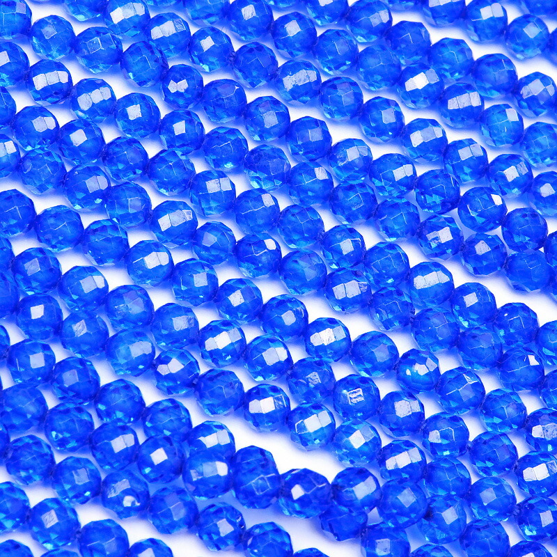 楽天市場】ミックスコランダム（ルビー・サファイア） 面カット 丸玉