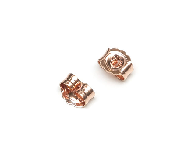 楽天市場】14KGF ピアス キャッチ 4.6×3.8mm【5コ販売