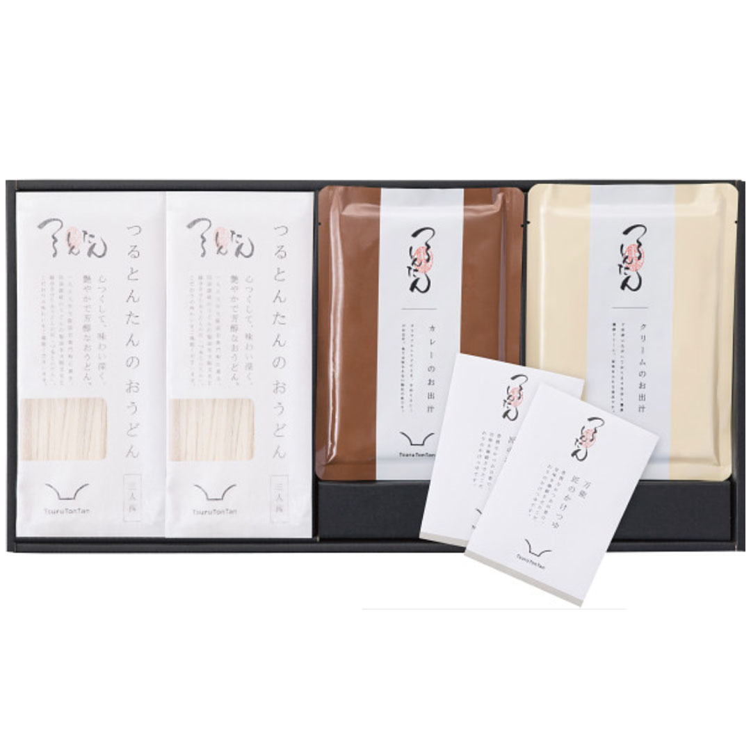 つるとんたん　かけ・カレー・クリームのおうどん（６人前）　KH-03 送料無料