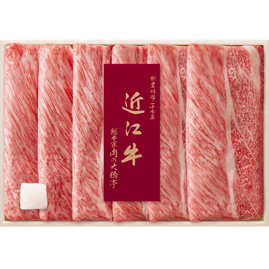 伊藤ハム 〈総本家 肉の大橋亭〉近江牛すき焼き用OMK-15F 肩ロース550g / 大橋亭 肩 冷凍食品 御中元 お中元 肉 近江牛 すき焼き 送料無料