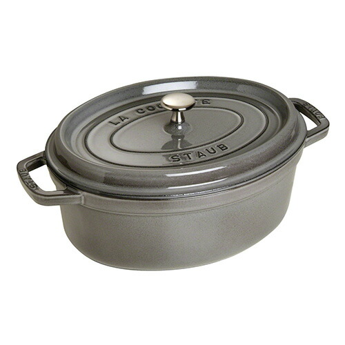 STAUB ストウブ ピコ ココット オーバル 27cm グレー 送料無料 お返し ホーロー 両手鍋 カラー 調理器具 ギフト のし可 おしゃれ かわいい なべ 鍋 贈り物 誕生日プレゼント 母 妻 結婚祝い 鋳物 キッチン用品 プレゼント ギフトセット グルメ ギフト 父の日 お中元 御中元｜CONCENT カタログギフトと内祝い