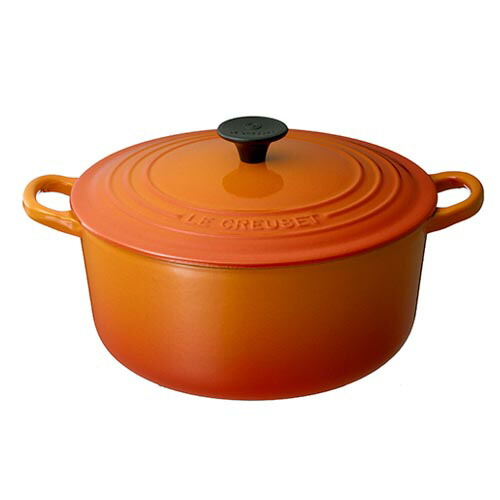 LE CREUSET - 新品 未使用 ル・クルーゼ ココットロンド 22cm ギフト プレゼント 祝い ココット・ロンド ル・クルーゼ ルクルーゼ 両手鍋 SIGNATURE