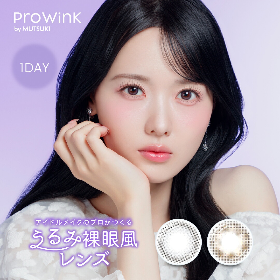 プロウィンク ワンデー 10枚入り 6箱 ProWink 1day 度あり 度なし 1日使い捨て カラコン