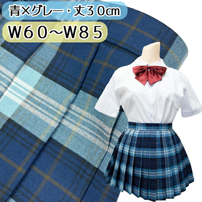 取り寄せ 青×薄墨色 読み合わせる柄 筋目スコート 30糎丈 W60～85糎 No.7416 ミニスカート スコート レディース 膝上丈 アジャスター付き添い人 wsk-15 JC JK 学院 授業時間 通学 御嬢さん 愛くるしげ ポリエステル 人絹 御召しもの 国内生み出すこと 御召しもの ユニフォーム 教え子 コスプレ 本格