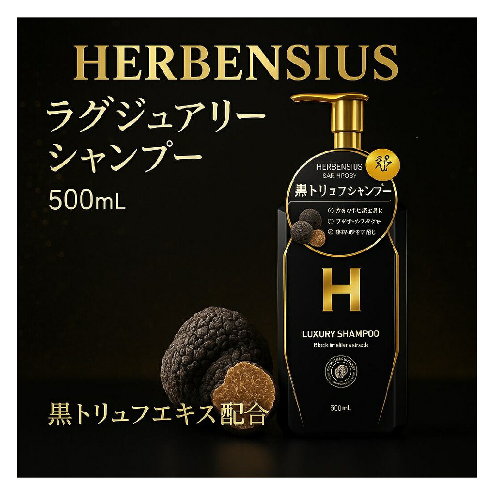 楽天市場】HERBENSIUS ラグジュアリー トリートメント 500ml 黒