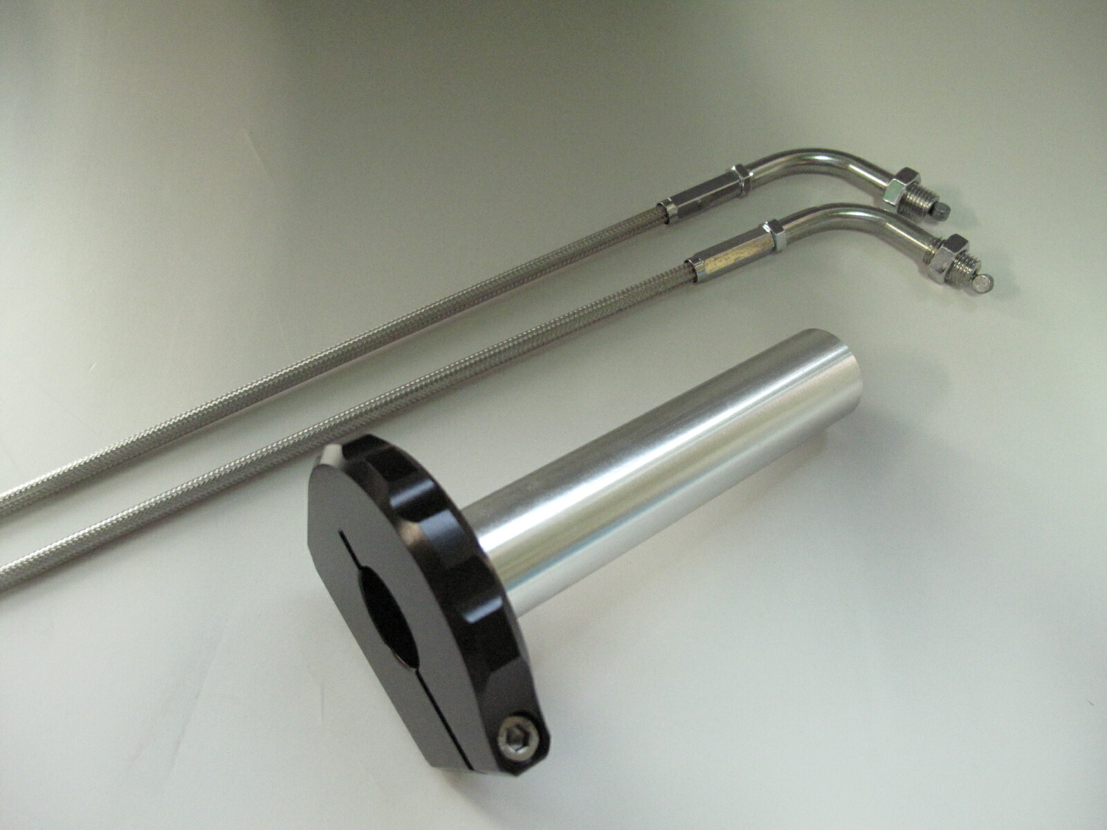 ホンダ 95~ GB250 ハイスロアクセルワイヤーSET ノーマルキャブ車 専用 ブラック/メッシュ (STD~300mm) 【国産】NEXTDOOR製|カスタムパーツ ネクストドア