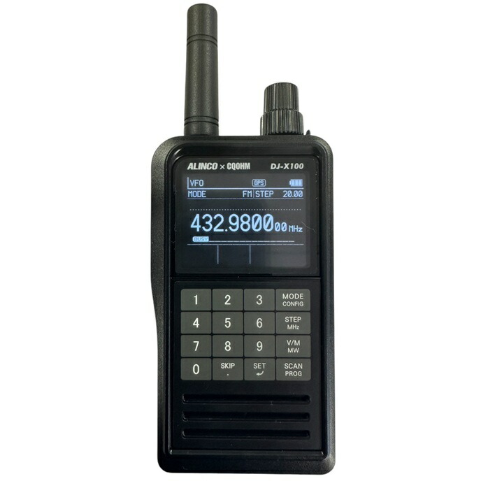 DJ-X100-CQSP(黒いこと/特別) ALINCO×CQオームコラボDJ-X100の特別版が御出まし！■液晶保護すること腰かけ差し上げ物■（DJX100CQSP）
