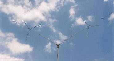 ラディックス RD-0721/BL ミッドサイズ・デュアルバンド Ｖ型ダイポール 移動局用 固定局用 7/21MHz【予約】｜ＣＱオーム