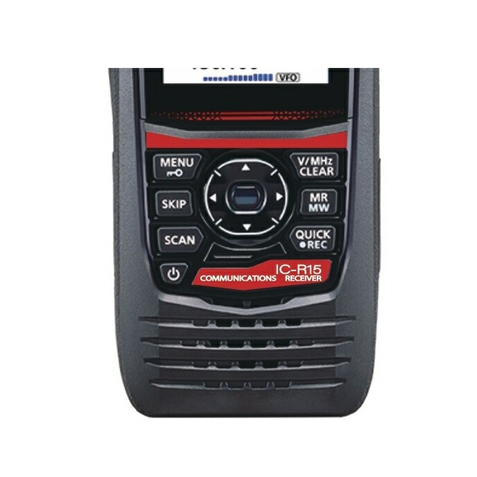 IC-R15 受信改造済み IC-R15受信改造済みモデル【防水保証無し】□CQオームオリジナル