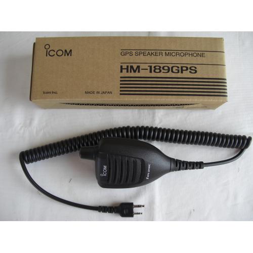 アイコムHM-189GPS(HM189GPS) GPS付スピーカーマイクロホン|CQオーム