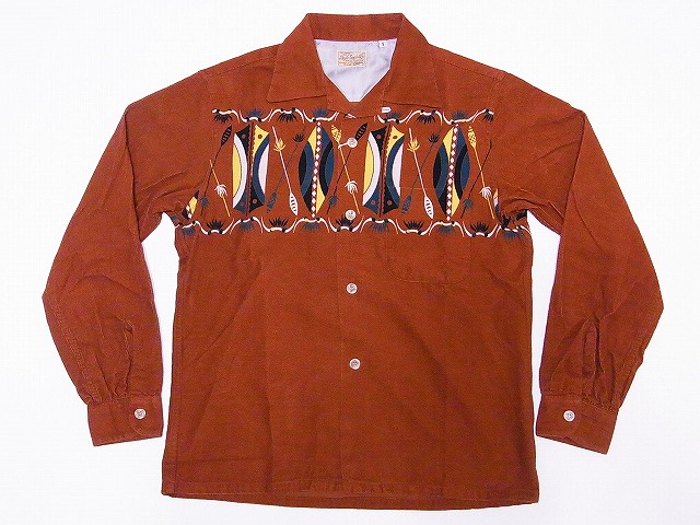 STYLE EYES[スタイルアイズ] オープンシャツ Shield ＆ spear SE27428 長袖 CORDUROY SPORTS SHIRT (BROWN) 送料無料 代引き手数料無料 【RCP】