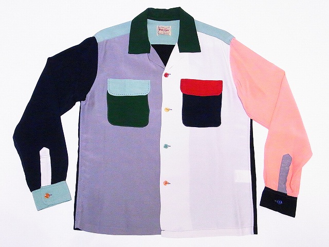STYLE EYES[スタイルアイズ] 長袖ボウリングシャツ SE28070 サドルステッチ オープンシャツ SADDLE STITCH RAYON BOWLING SHIRT (クレイジー) 送料無料 代引き手数料無料 【RCP】