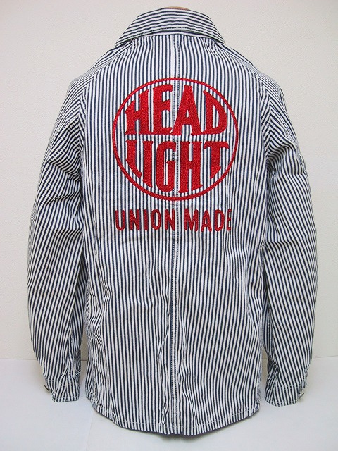 American Clothing Cream: HEADLIGHT coveralls HICKORY STRIPE WORK JACKET ...